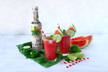 Gurken-Mocktail mit Melone