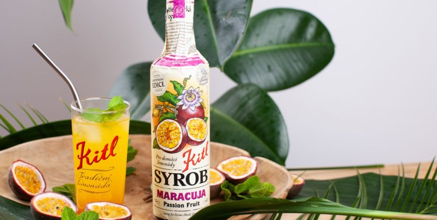 Erfrischende Maracuja Limonade